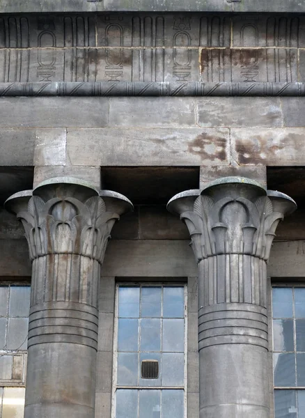 Leeds Tapınak Eserleri Değirmen Mısır Taş Sütunlar — Stok fotoğraf