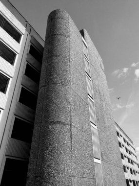 1960w Brütalist otopark Woodhouse Lane Leeds