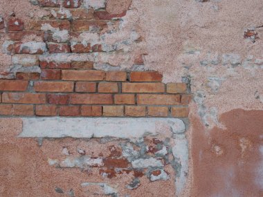 Eski bir duvarın detayları