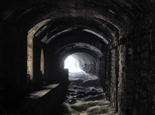 Arcos Escuros Túnel — Fotografia de Stock