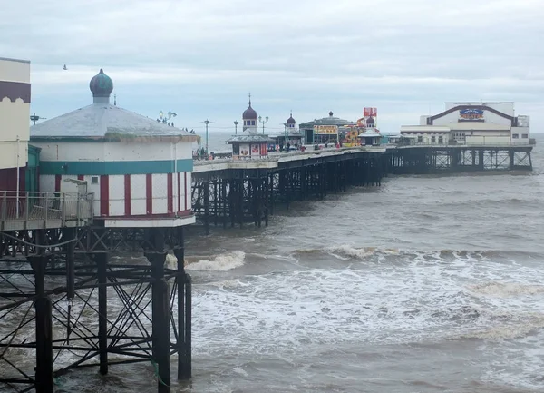 Blackpool Winter Pier — 스톡 사진