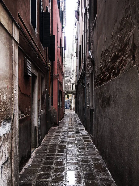 Старая Улица Городе — стоковое фото