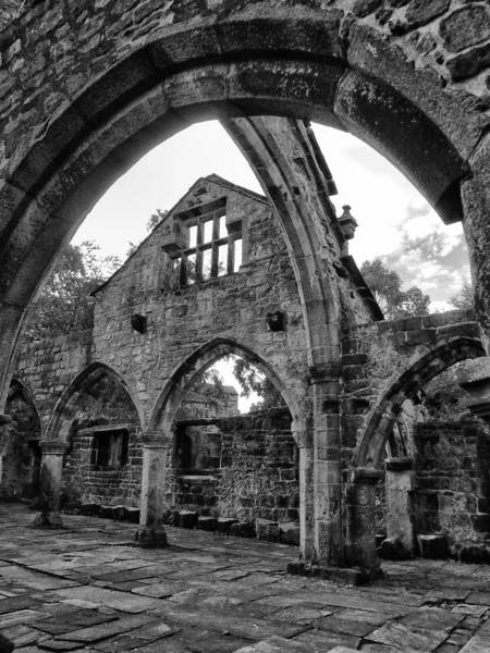 Ruined Medieval Church Heptonstall West Yorkshire — Foto Stock