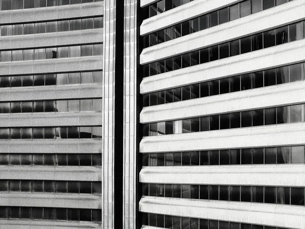 Geometric Concrete Brutalist 1960S Office Building — Foto Stock