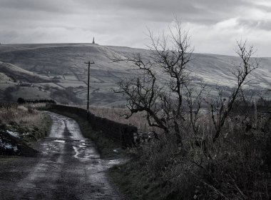 Dağların güzel manzarası