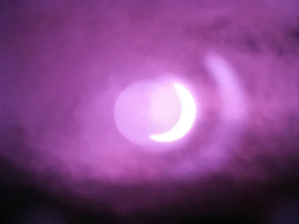 Infrared Photo Solar Eclips — 스톡 사진