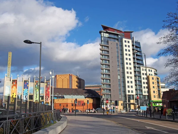 Leeds West Yorkshire Reino Unido Febrero 2020 Una Vista Del — Foto de Stock