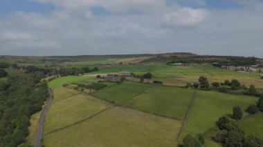 Capturing lush green farmland landscape