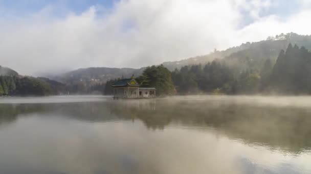 Timelapse Filmato Della Cina Mountain Ruqin Lake Paesaggio Naturale Nel — Video Stock