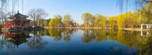 Het Zomerpaleis Landschap Van Peking Het Vroege Voorjaar — Stockfoto