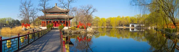 Het Zomerpaleis Landschap Van Peking Het Vroege Voorjaar — Stockfoto