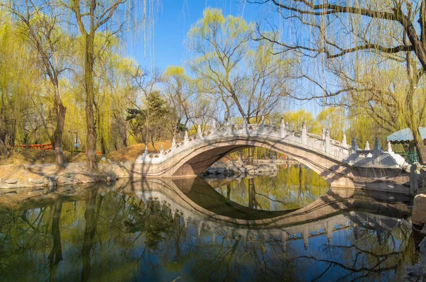 Het Zomerpaleis Landschap Van Peking Het Vroege Voorjaar — Stockfoto