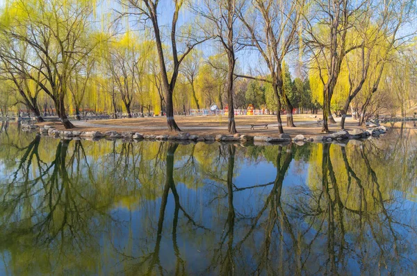 Krajobraz Summer Palace Beijing Wczesną Wiosną — Zdjęcie stockowe