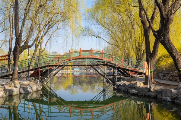 Die Sommerpalastlandschaft Von Peking Zeitigen Frühling — Stockfoto