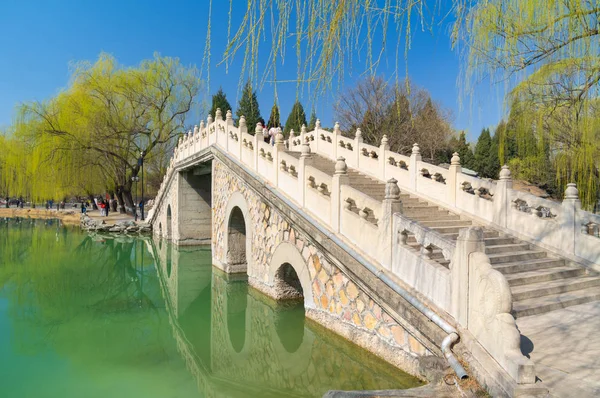 Paisaje Del Palacio Verano Beijing Principios Primavera — Foto de Stock