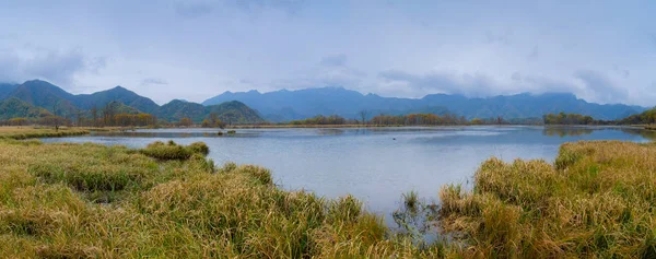 Paisaje Del Geoparque Nacional Hubei Shennongjia Otoño — Foto de Stock