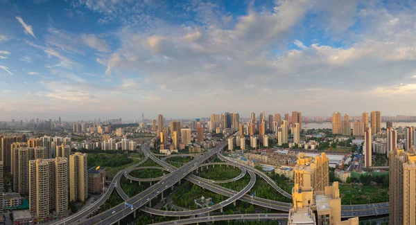 Wuhan Prachtige Stad Landschap Zomer — Stockfoto