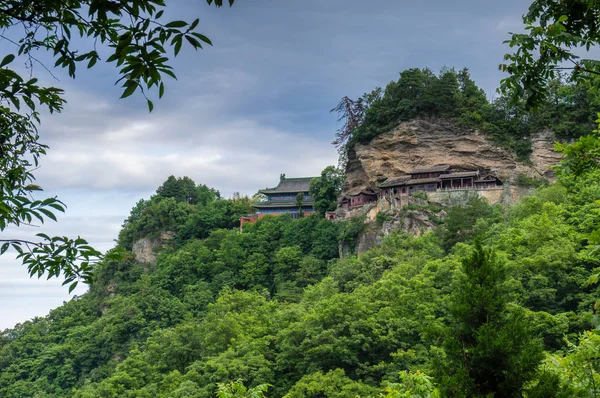 Okouzlující Letní Scenérie Wudang Mountain Číně — Stock fotografie