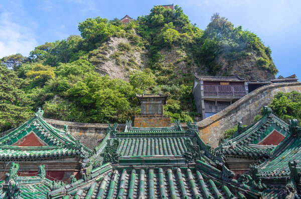 The charming summer scenery of Wudang Mountain in China