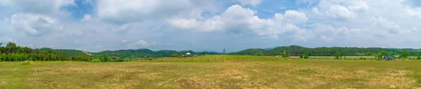 Paisaje Verano Temprano Los Pastizales Mulan Lugar Escénico Wuhan Provincia —  Fotos de Stock