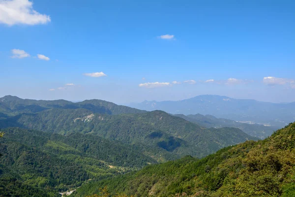 Sommer Landschaft Des Himmelsdorfes Nationaler Geologischer Park Der Provinz Hubei — Stockfoto