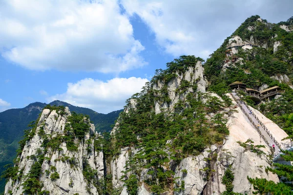 Paisaje Verano Del Parque Geológico Nacional Heaven Village Provincia Hubei —  Fotos de Stock