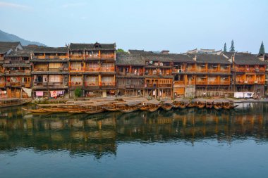 Hunan Xiangxi Fenghuang Antik Kenti Yaz Manzarası