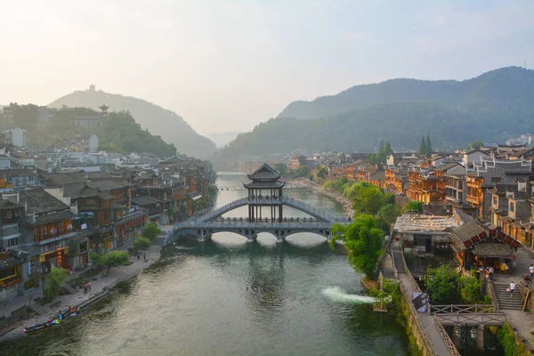 Hunan Xiangxi Fenghuang Antik Kenti Yaz Manzarası