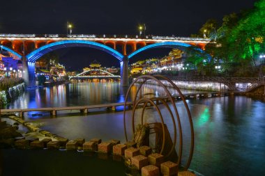 Hunan Xiangxi Fenghuang Antik Kenti Yaz Manzarası