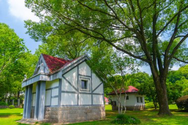Wuhan East Lake Scenic Spot yaz sahne
