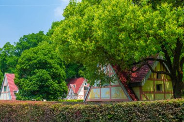 Wuhan East Lake Scenic Spot yaz sahne