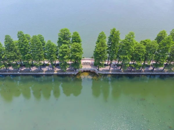 Wuhan East Lake Scenic Spot Landskap Sommaren — Stockfoto