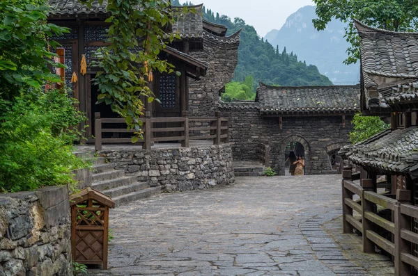 Dekoracje Letnie Yichang Sanxia Renjia Scenic Area Hubei China — Zdjęcie stockowe
