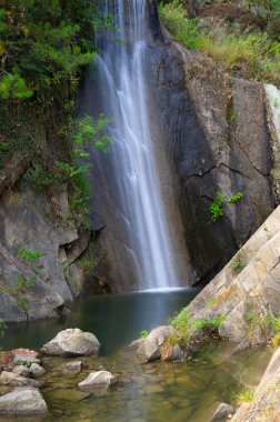 Wuhan Huangpi Mulan Tianchi Manzara Alanı, yaz sonu ve erken sonbahar manzara