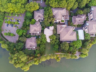 Wuhan, Hubei 'deki Doğu Gölü Turizm Manzarası