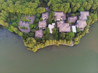 Wuhan, Hubei 'deki Doğu Gölü Turizm Manzarası