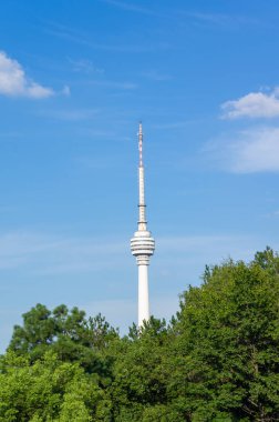 Hubei Wuhan yaz şehri gökyüzü manzarası