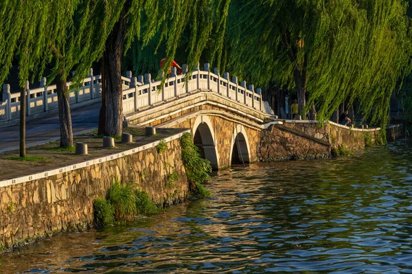 Paisaje Verano East Lake Tourism Scenic Área Wuhan Hubei — Foto de Stock