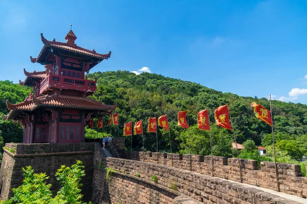 Letní Scenérie Scénické Oblasti East Lake Tourism Wuhanu Hubei — Stock fotografie