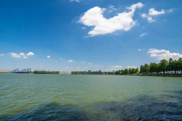 Paisagem Verão East Lake Tourism Scenic Area Wuhan Hubei — Fotografia de Stock