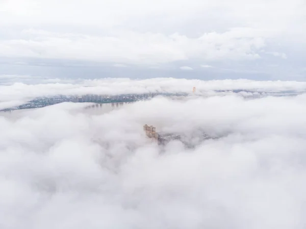 Hubei Wuhan Lato Miasto Panorama — Zdjęcie stockowe