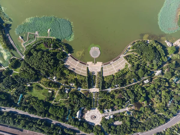 Hubei Wuhan Summer City Skyline Scenery — Stock Photo, Image