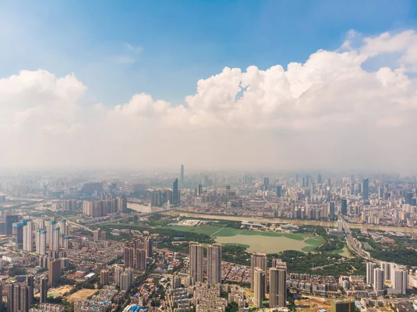 Hubei Wuhan Paysage Horizon Ville Été — Photo