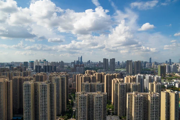 Hubei Wuhan Summer City Skyline Scenery — Stock Photo, Image