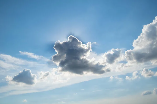 Fascinating Sky Clouds Natural Scenery Summer — Stock Photo, Image