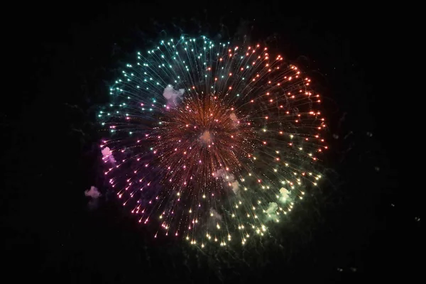 Feuerwerk Feier Juli — Stockfoto