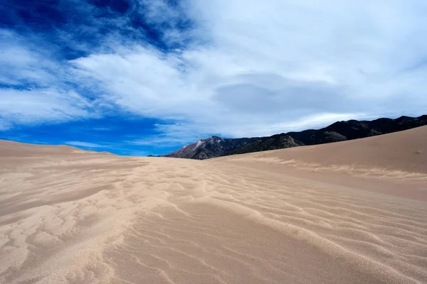 Parco Nazionale Delle Grandi Dune Sabbia Conservazione Colorado Natura Paesaggio — Foto Stock