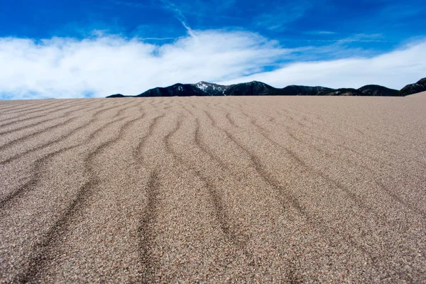 Parque Nacional Das Grandes Dunas Areia Preservar Colorado Natureza Paisagem — Fotografia de Stock