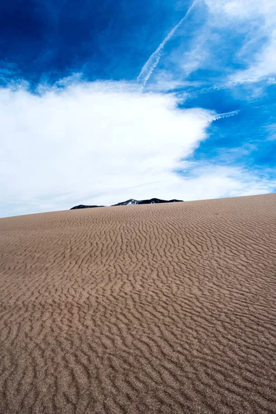 Große Sanddünen Nationalpark Und Naturschutzgebiet Colorado Natur Und Landschaft Freien — Stockfoto