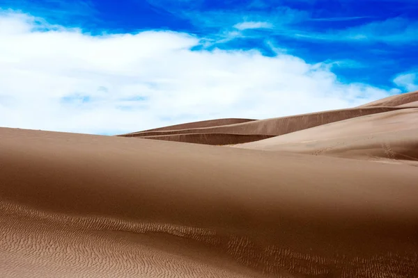 Große Sanddünen Nationalpark Und Naturschutzgebiet Colorado Natur Und Landschaft Freien — Stockfoto